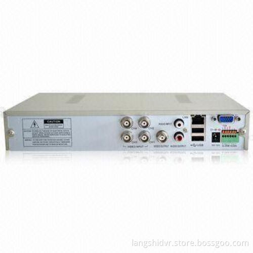 DVR System with 4-channel Full D1 Real-time Recording, 3G Cellphone Viewing and Alarm for CCTV